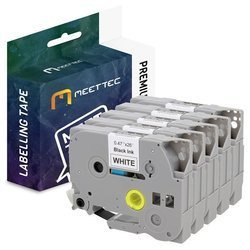 Taśma do Brother TZE-231 12mm biała/czarny Zamiennik (5-PAK)