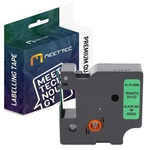 Taśma do DYMO D1 45809 19mm zielona/czarny Zamiennik