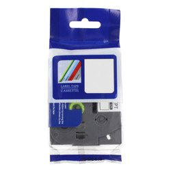 Taśma do Brother TZE-N241 18mm biała/czarny Zamiennik